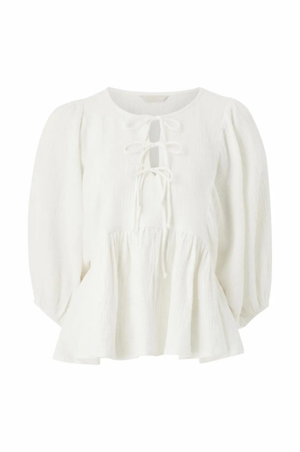 Ellos Skjorter & Bluser>Collection Bluse i musselin Hvid