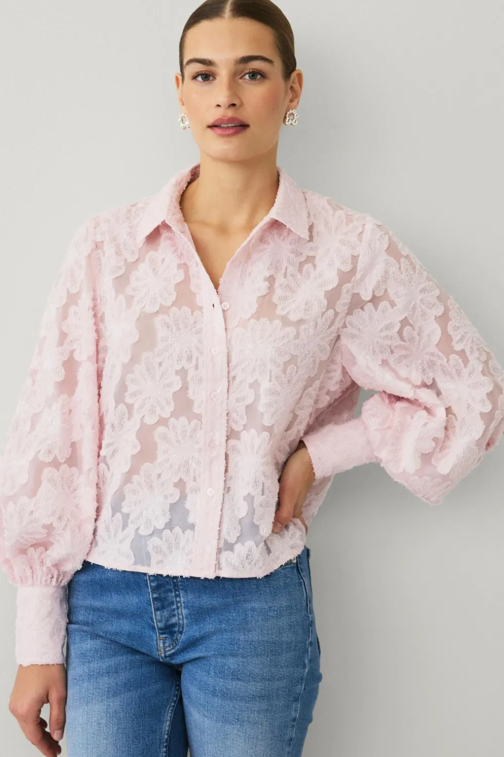 Ellos Collection Bluse Kim Ljusrosa Best