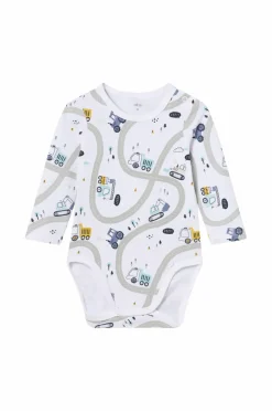 Ellos Bodies>Collection Body Mateo White with excavator print