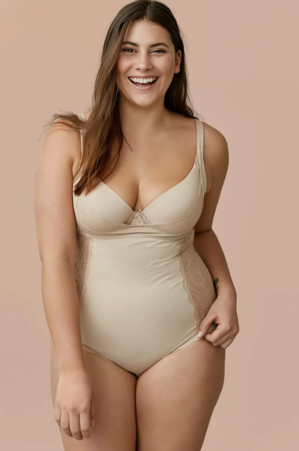 Ellos Shaping>Collection Body slimmer - medium støtte Hudfarvet