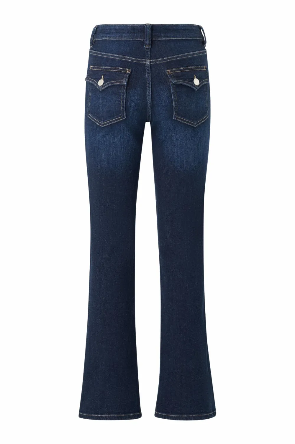 Ellos Collection Bootcut jeans med baglommer mørk blå Outlet
