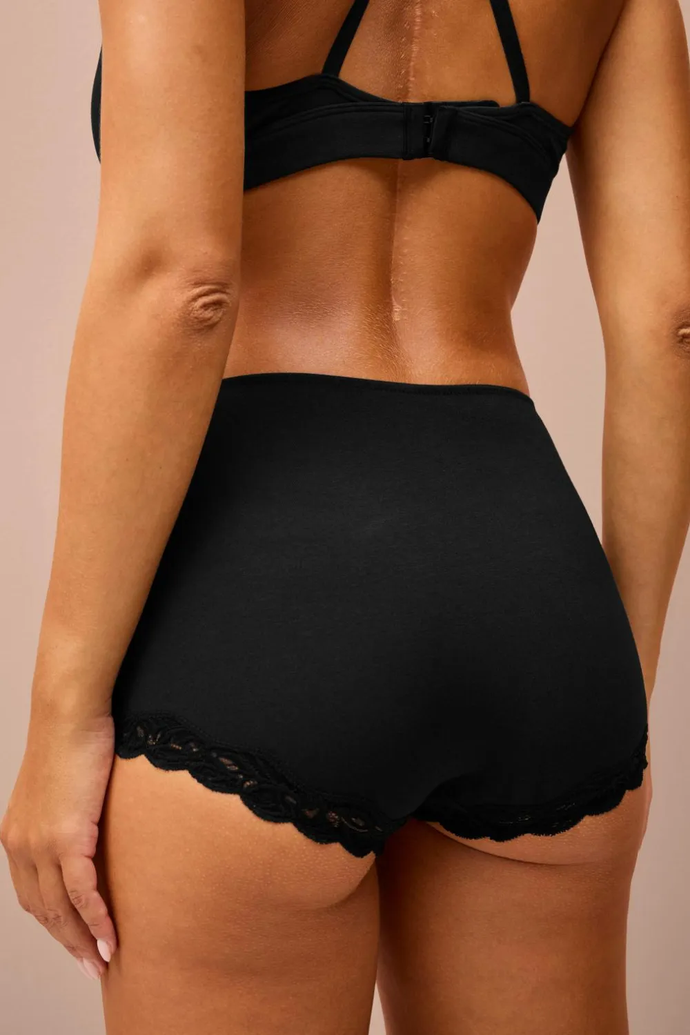Ellos Trusser>Collection Boxershorts med høj talje 3-pak Sort