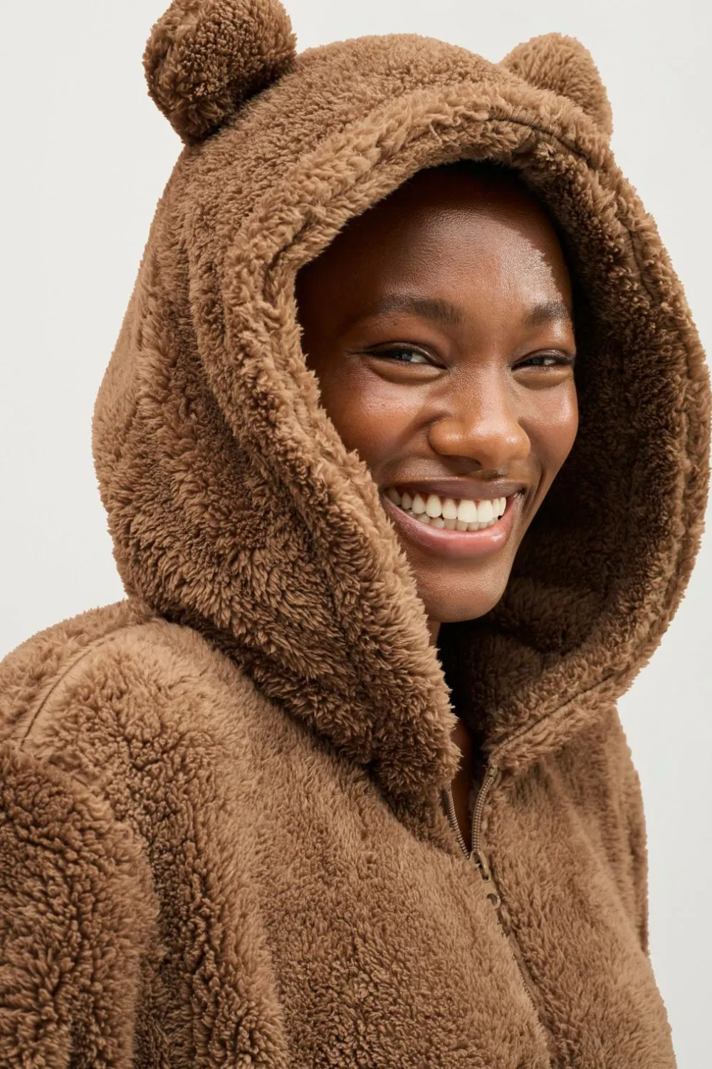 Ellos Nattøj|Loungewear & Homewear>Collection Buksekjole med ører Brun