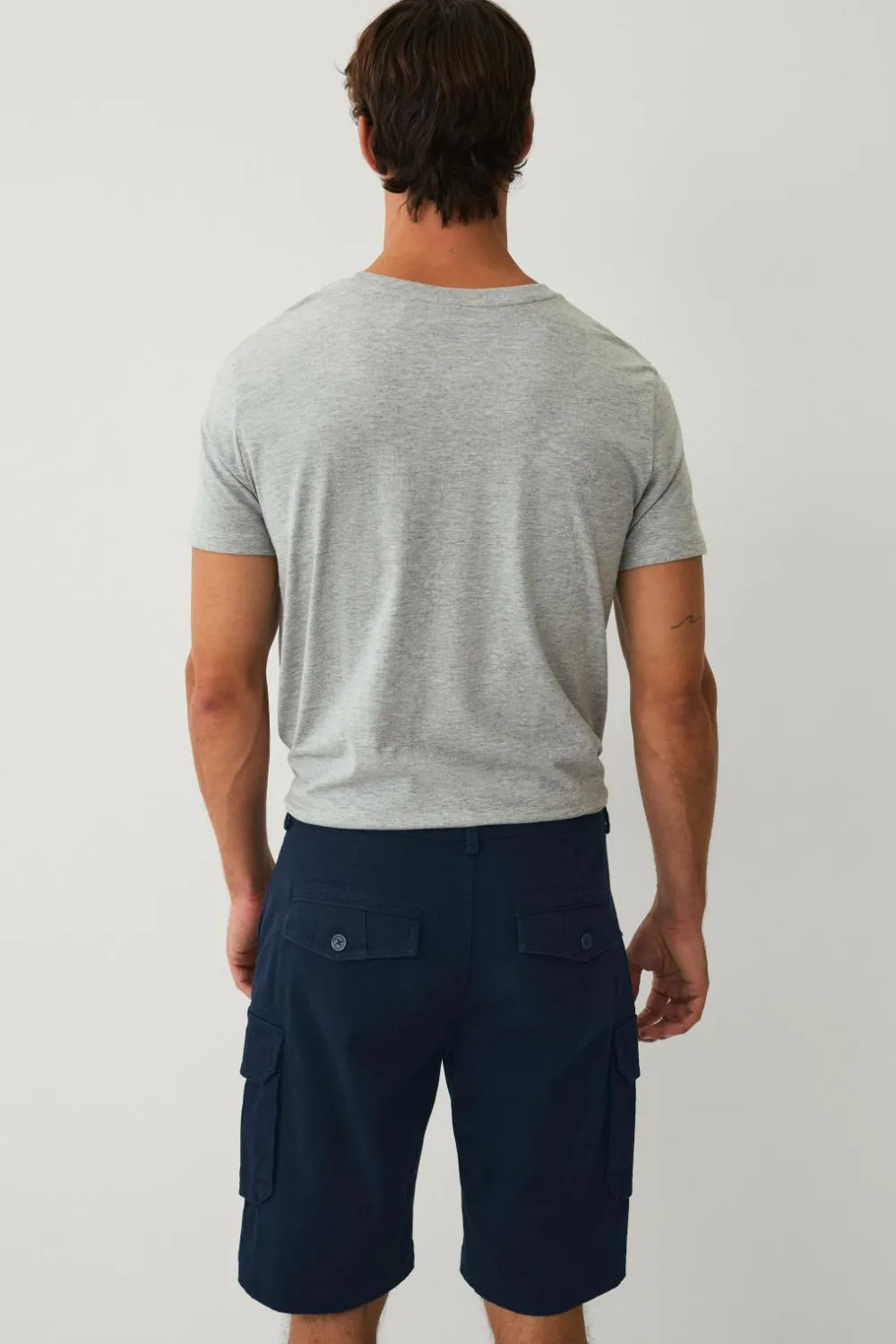 Ellos Shorts>Collection Cargo shorts Aidan Marineblå