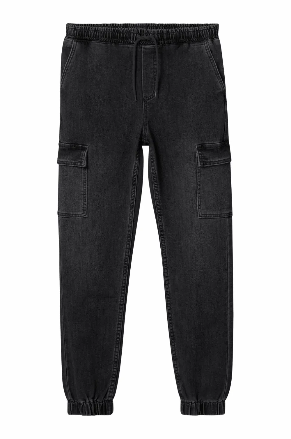 Ellos Collection Cargobukser Dylan Sort denim Discount