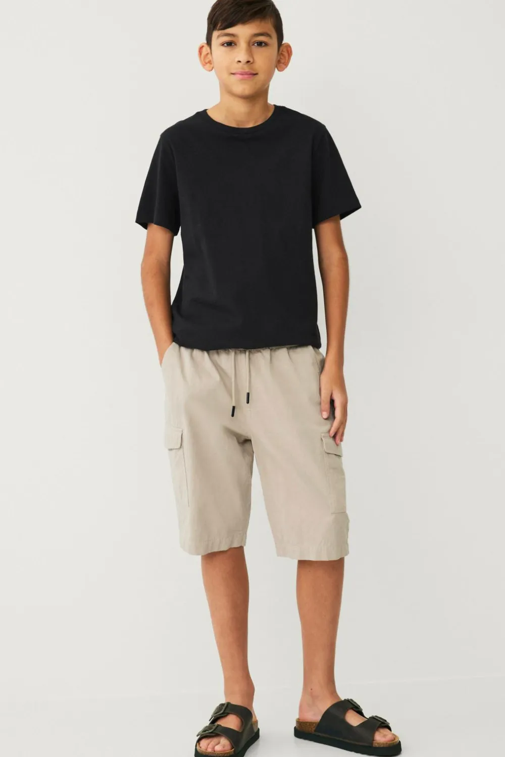 Ellos Collection Cargo shorts Beige Clearance