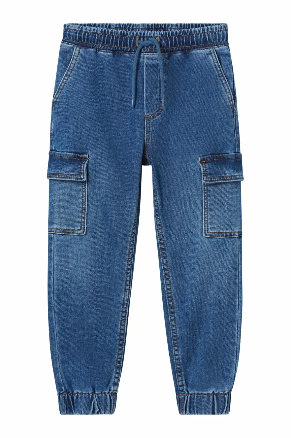 Ellos Bukser & Leggings>Collection Cargobukser Dylan Blå denim
