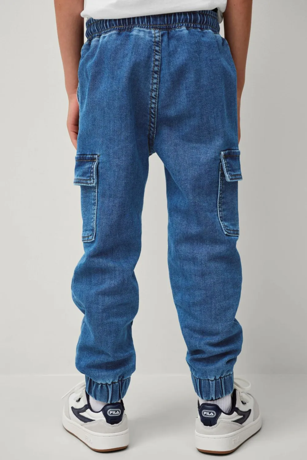 Ellos Bukser & Leggings>Collection Cargobukser Dylan Blå denim