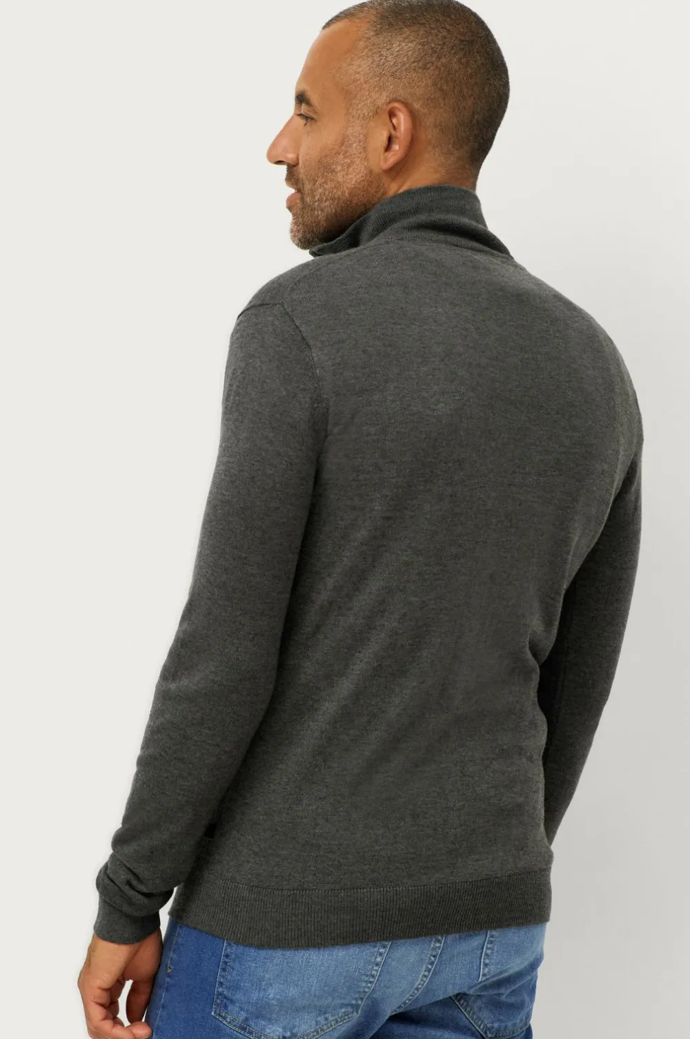 Ellos Basistøj|Trøjer>Collection Cardigan Colin Antracitgrå