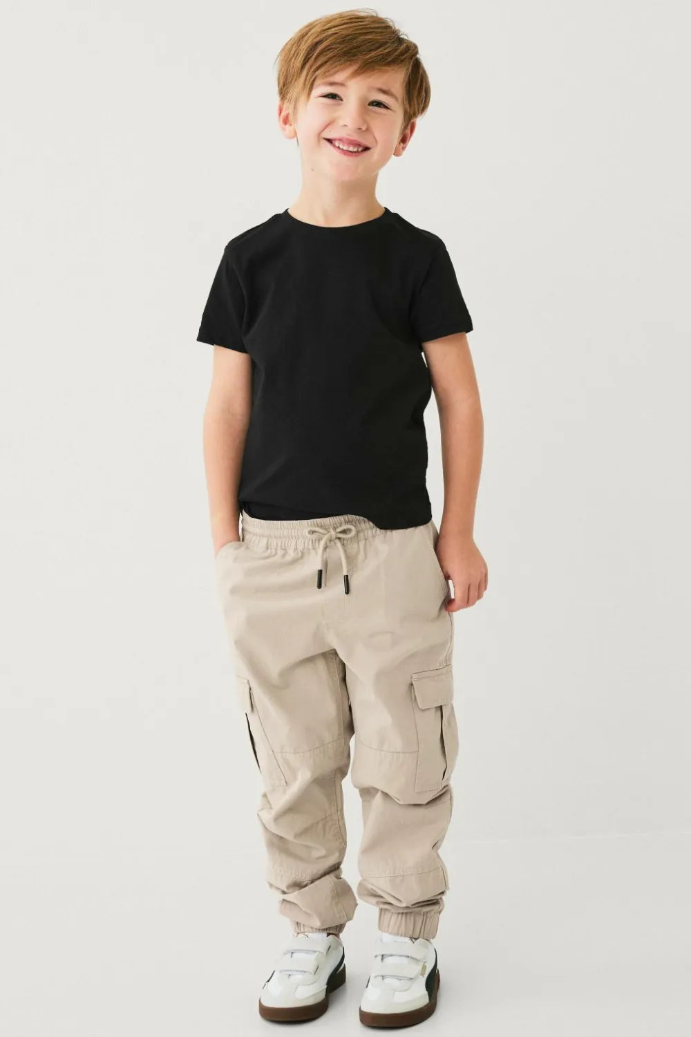 Ellos Bukser & Leggings>Collection Cargobukser James Beige