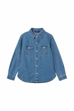 Ellos Collection Cowboyskjorte Charlie Mellemblå denim Hot