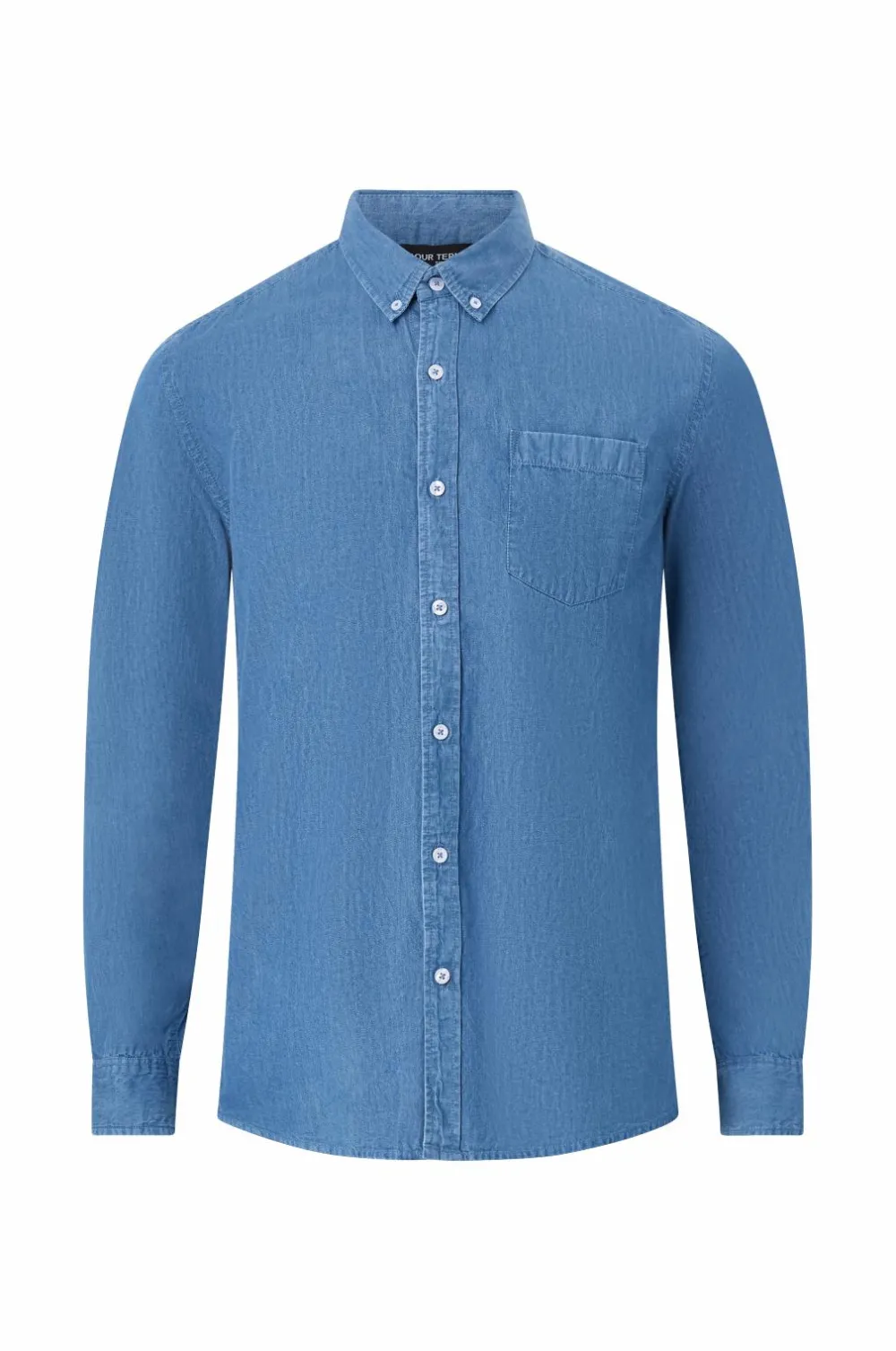 Ellos Collection Cowboyskjorte Bryant Lyseblå denim Sale
