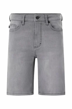 Ellos Collection Denimshorts i strækdenim Grå New