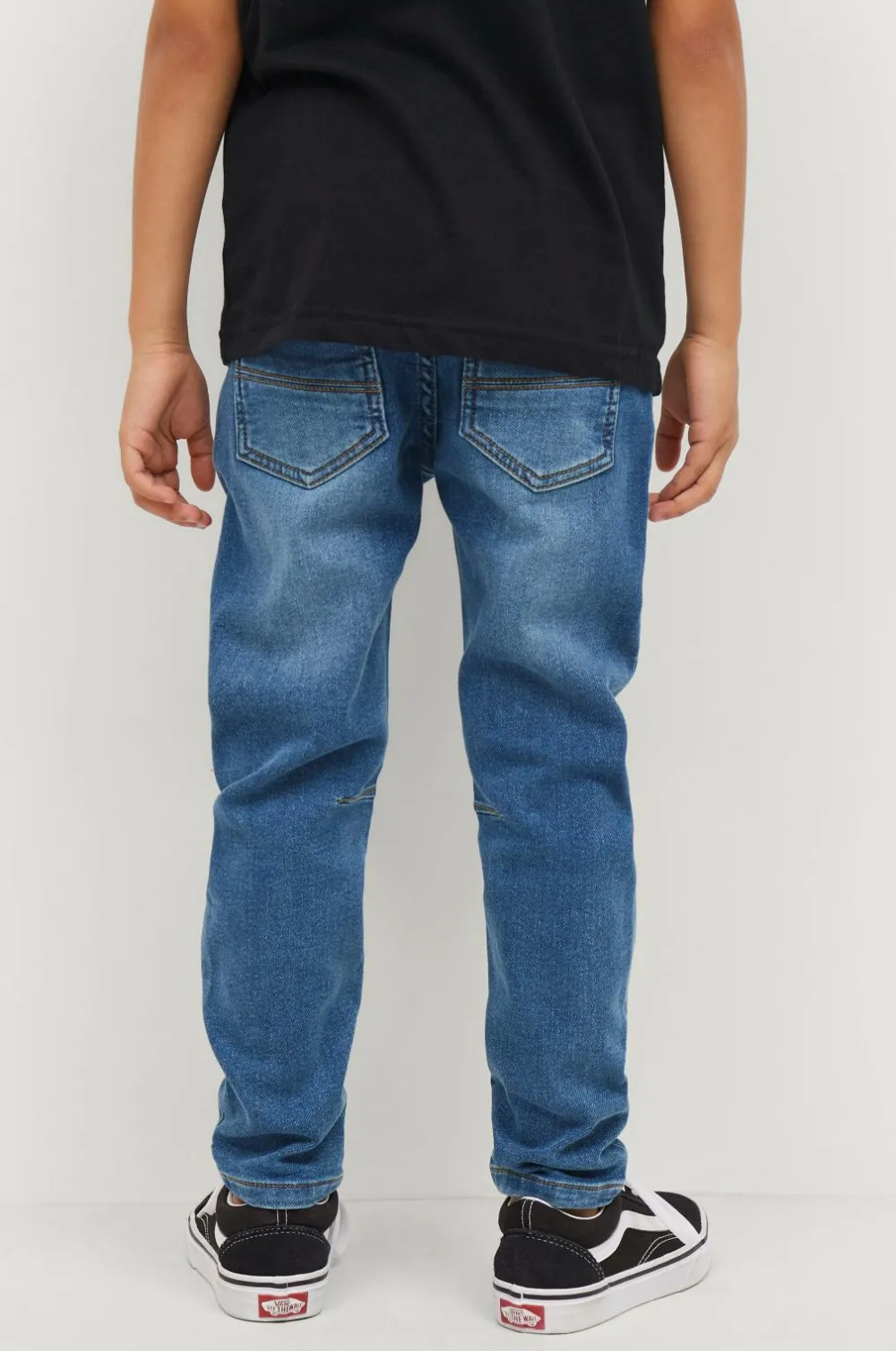 Ellos Jeans>Collection Denimjoggers Elvis Blå vasket