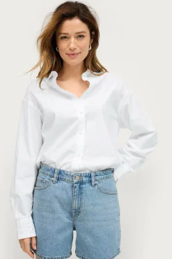 Ellos Shorts>Collection Denimshorts Petra Mom Denim blå