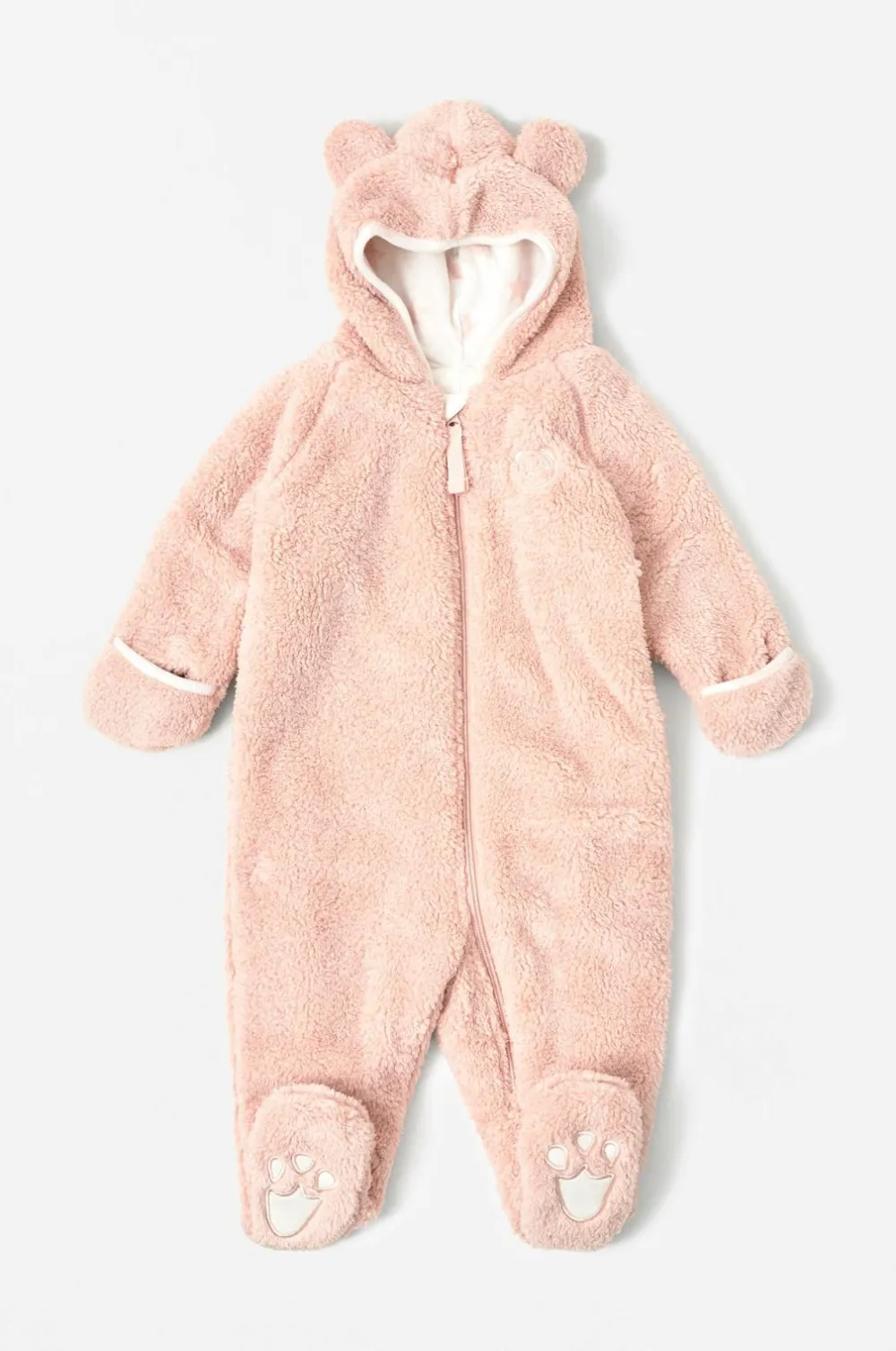 Ellos Collection Dragt Plys med ører Rosa Best