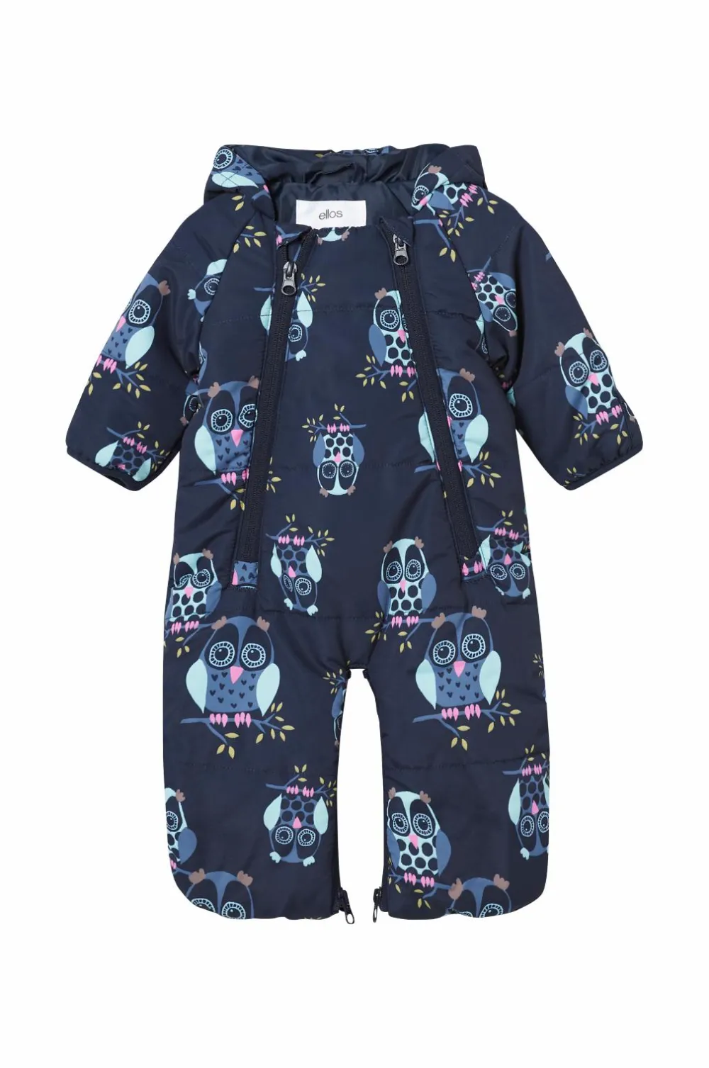 Ellos Overtøj>Collection Dragt / kørepose Amina Baby Blåmønstret