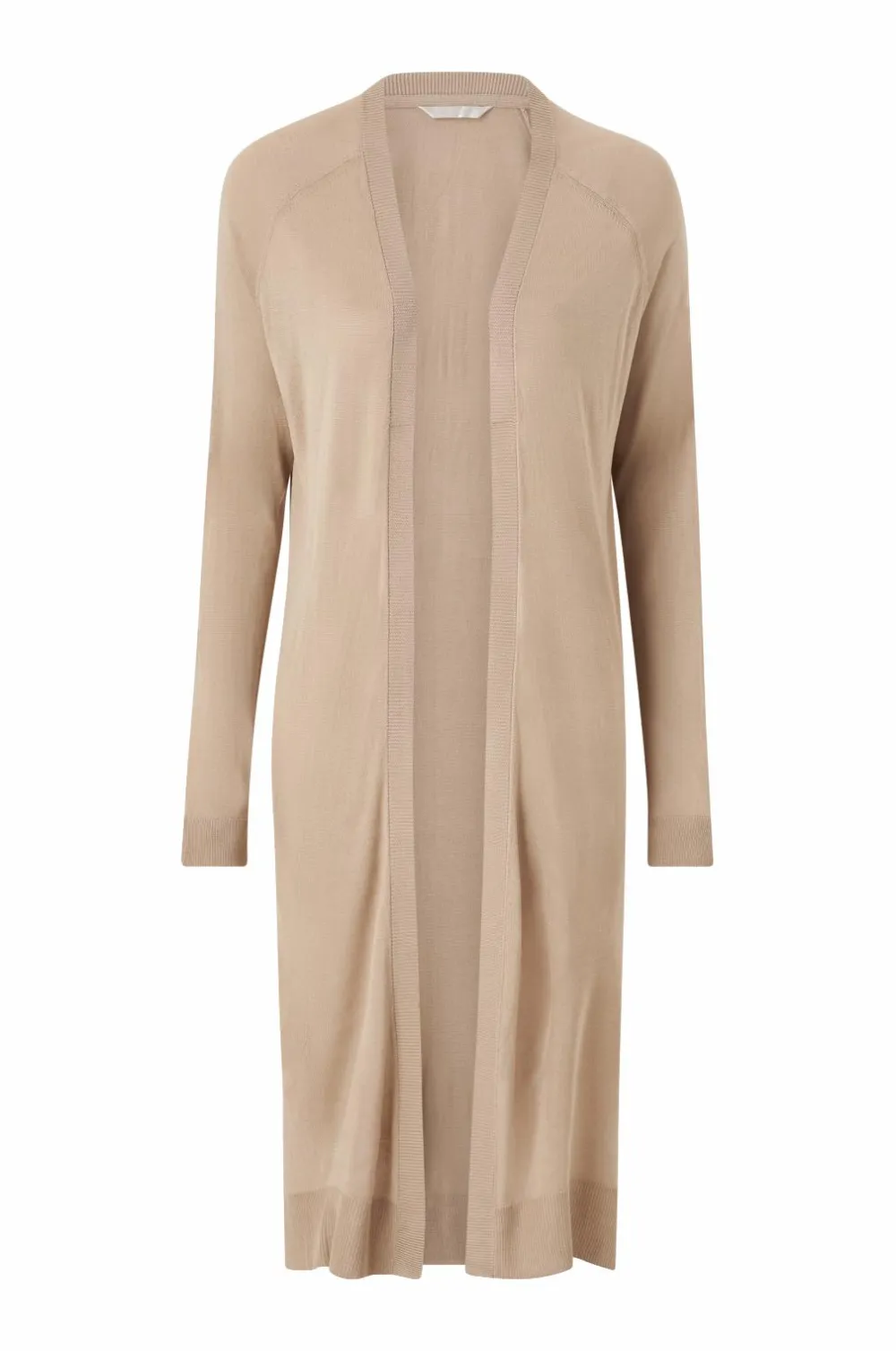 Ellos Collection Fintstrikket cardigan Beige Hot