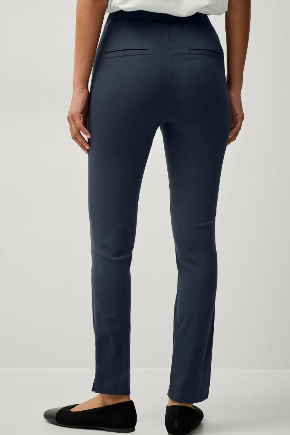 Ellos Bukser>Collection Flexy Slim fit treggings i superstretch Marineblå