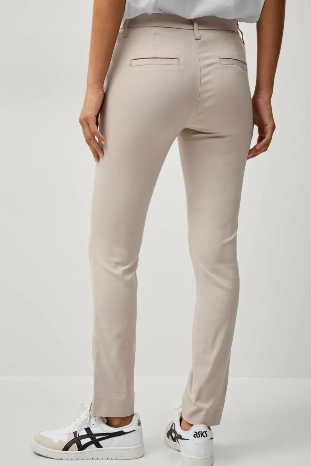 Ellos Bukser>Collection Flexy Slim fit bukser i superstretch Beige