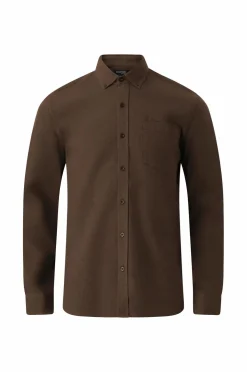 Ellos Collection Flonnelskjorte Brun melange Sale