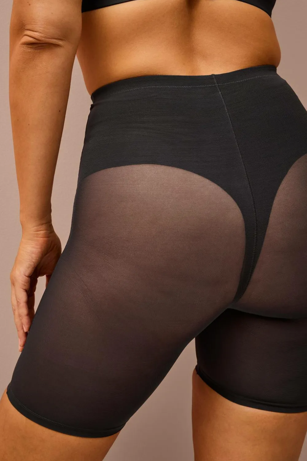 Ellos Trusser|Shaping>Collection Formende shorts - fast støtte Sort