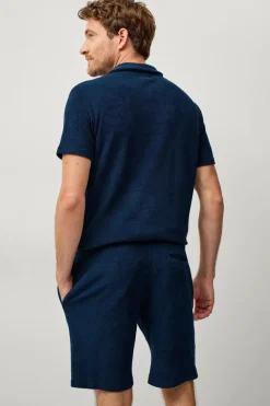 Ellos Collection Frottéshorts Marineblå Sale