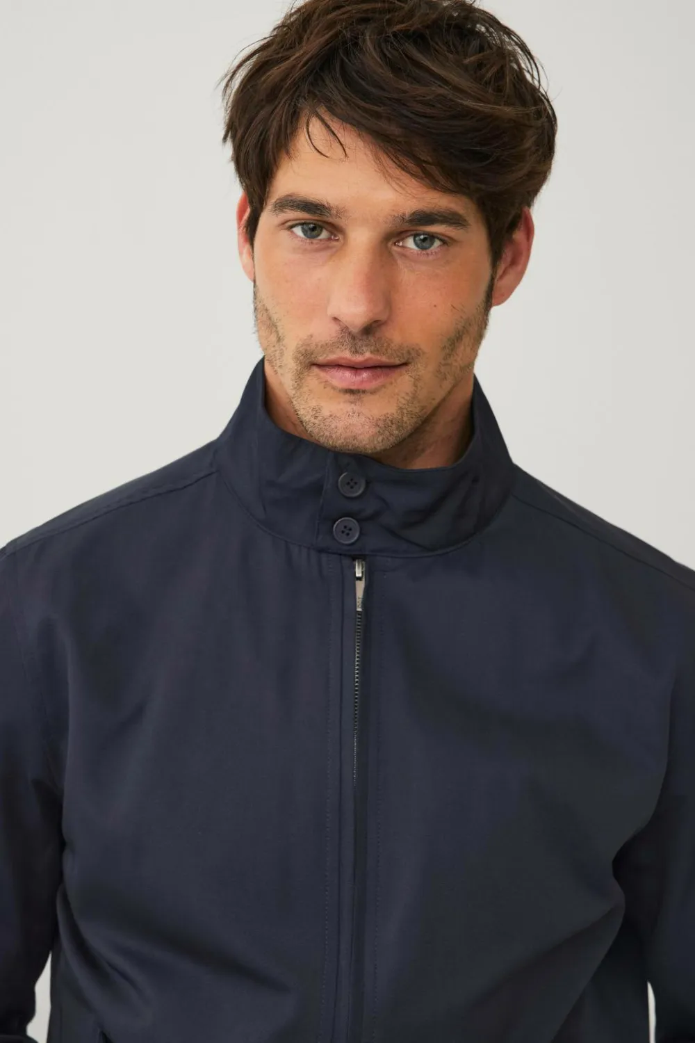 Ellos Jakker & Frakker>Collection Harrington jakke Tom Marineblå