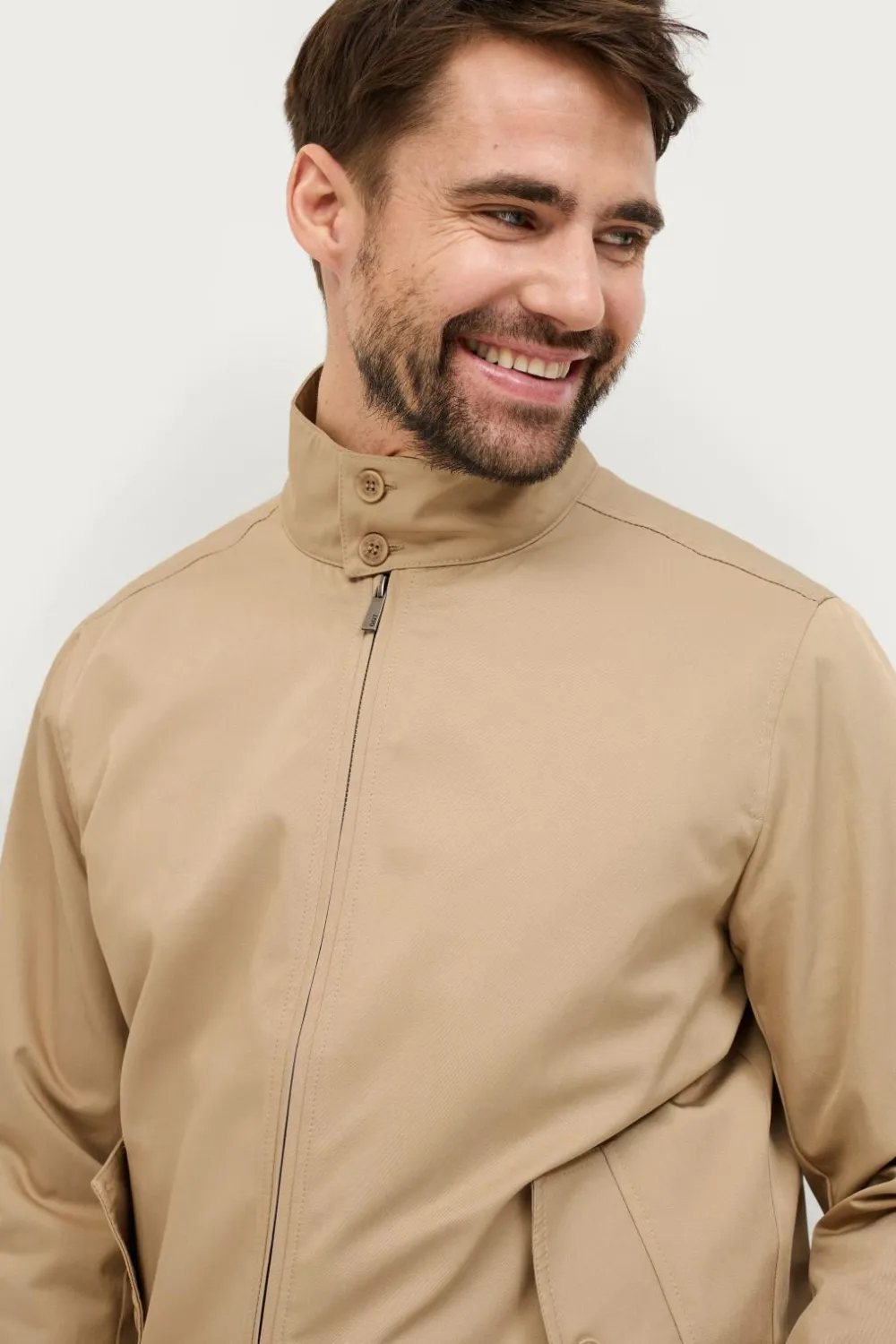 Ellos Jakker & Frakker>Collection Harrington jakke Tom Beige