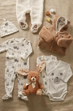 Ellos Overtøj>Collection Heldragt Teddy med ører Naturlig hvid