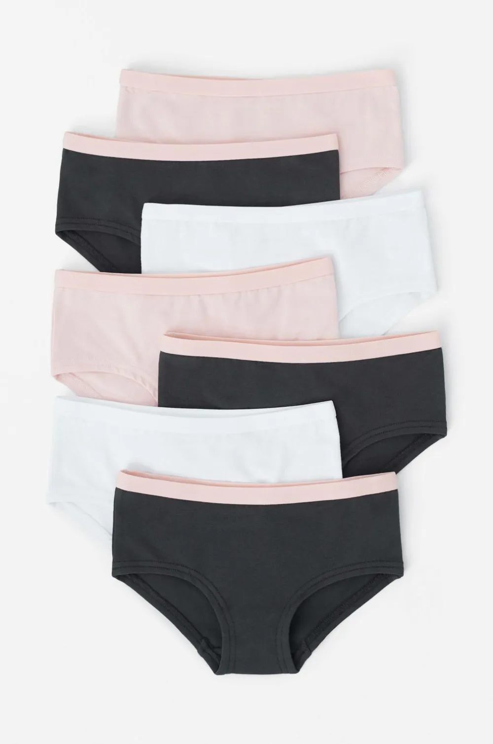 Ellos Basistøj|Undertøj>Collection Hipsters Demi i 7-pak Blandede farver