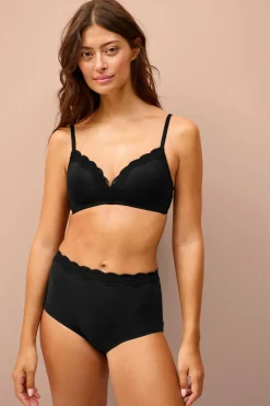 Ellos Collection Højtaljede trusser 3-pak Sort + beige + vit Clearance