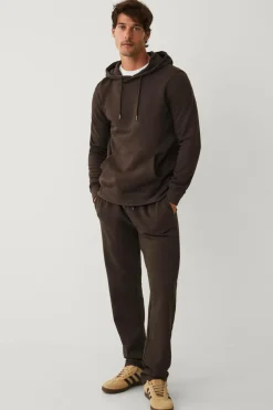 Ellos Basistøj|Sweatshirts & Hoodies>Collection Hoodie Drew Mørkebrun