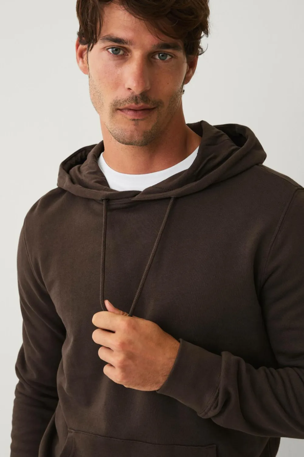 Ellos Basistøj|Sweatshirts & Hoodies>Collection Hoodie Drew Mørkebrun