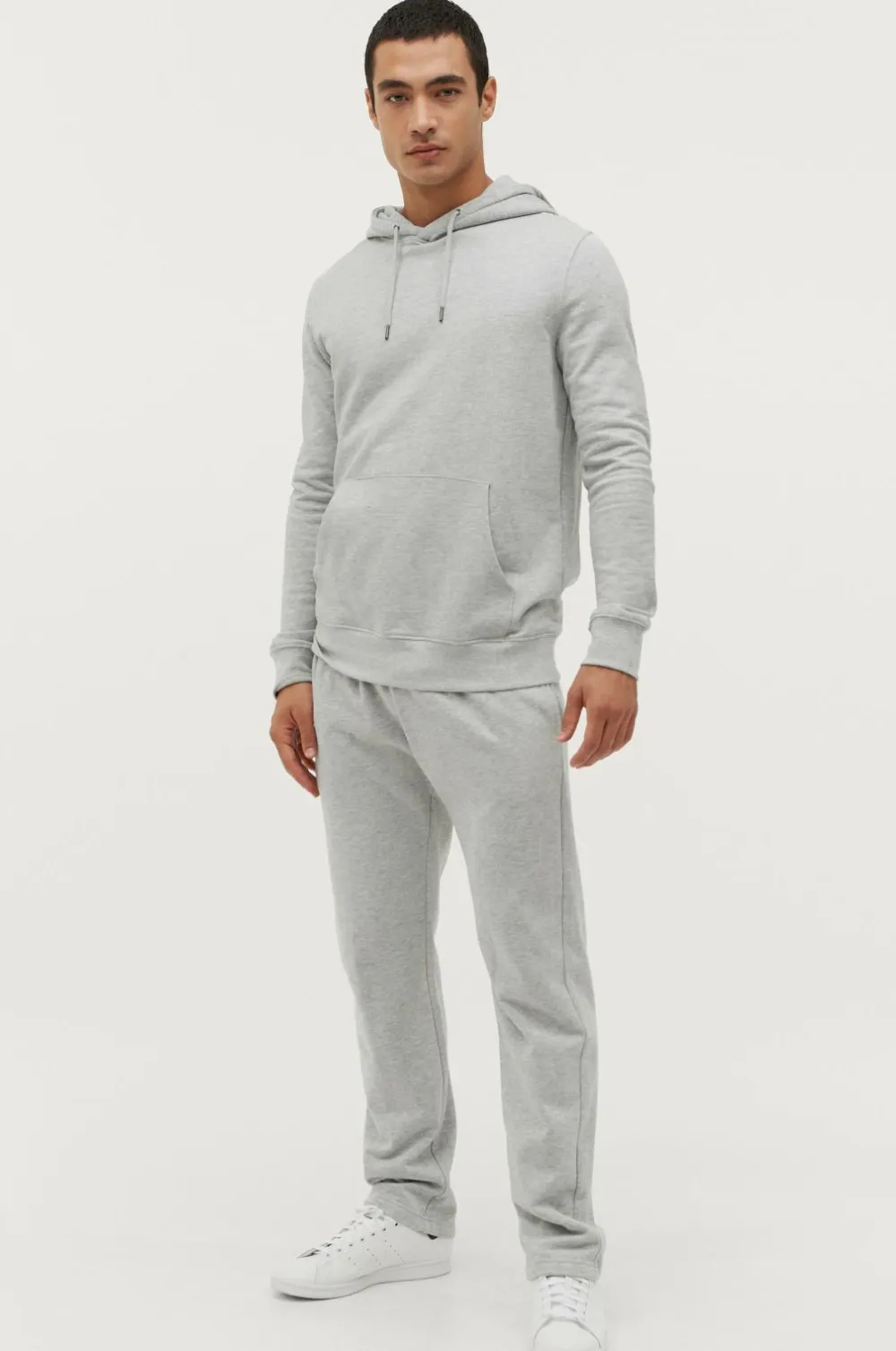 Ellos Collection Hoodie Drew Gråmeleret Sale