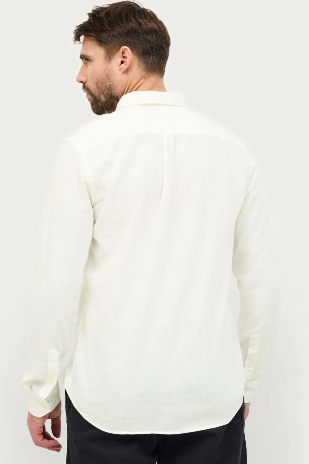 Ellos Skjorter>Collection Hørskjorte Hvid
