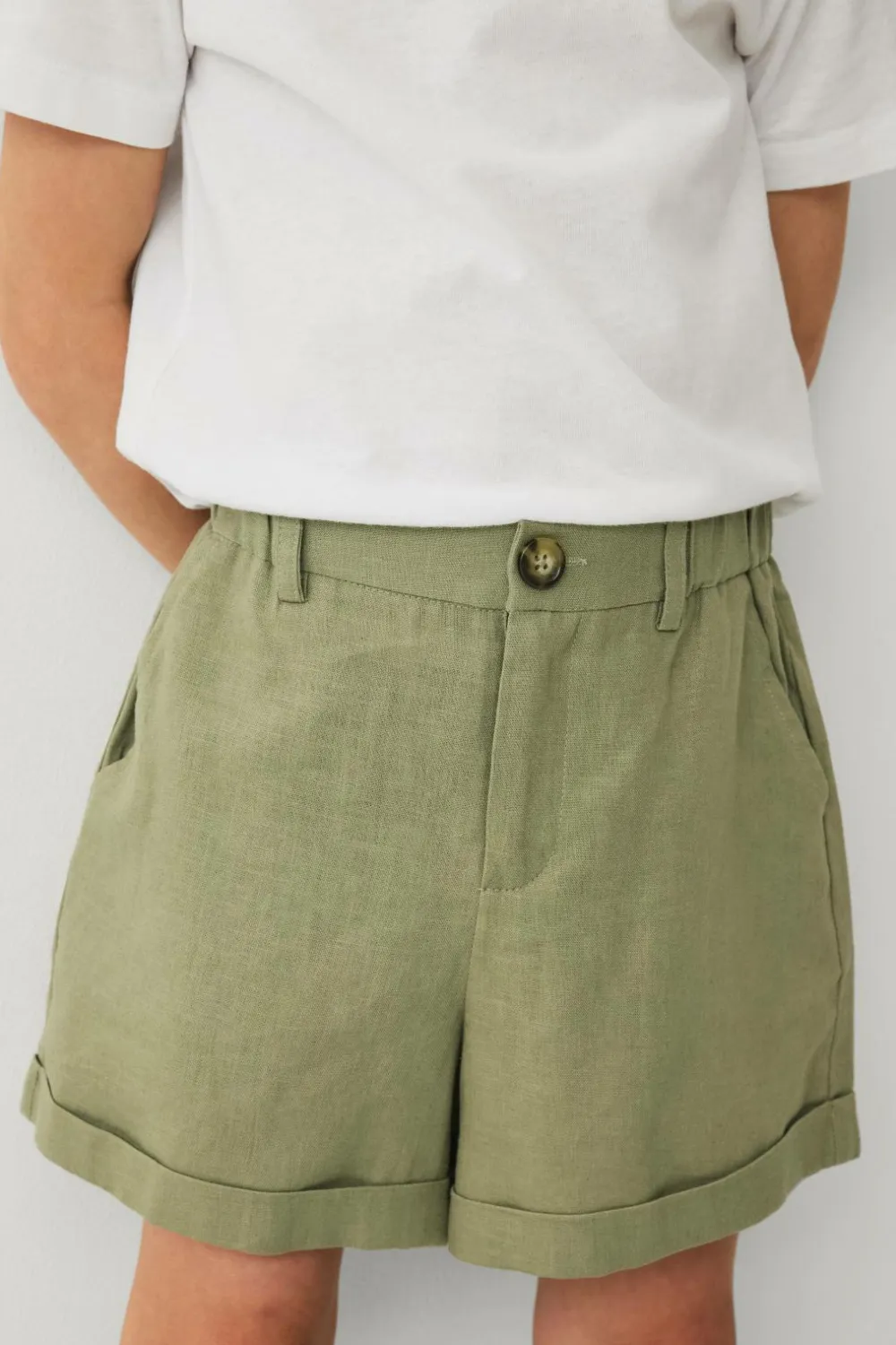 Ellos Shorts>Collection Hørshorts Martin Mini Grøn