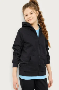 Ellos Collection Hættetrøje Basic Sweatshirt Sort Outlet