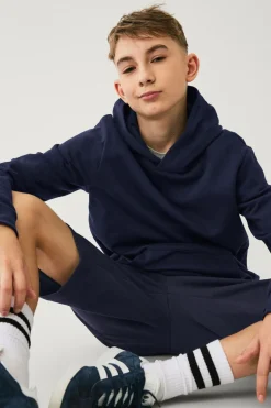 Ellos Collection Hættetrøje Basic Mørkeblå Online