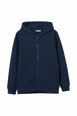 Ellos Collection Hættetrøje Basic Sweatshirt Blue/misty grey Hot