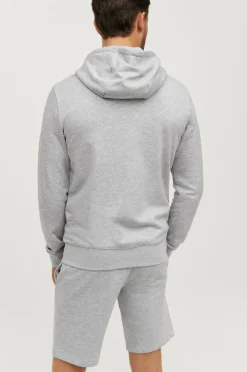 Ellos Collection Hættetrøje John Gråmeleret Discount