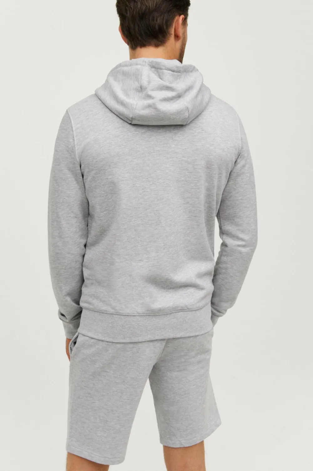 Ellos Collection Hættetrøje John Gråmeleret Discount