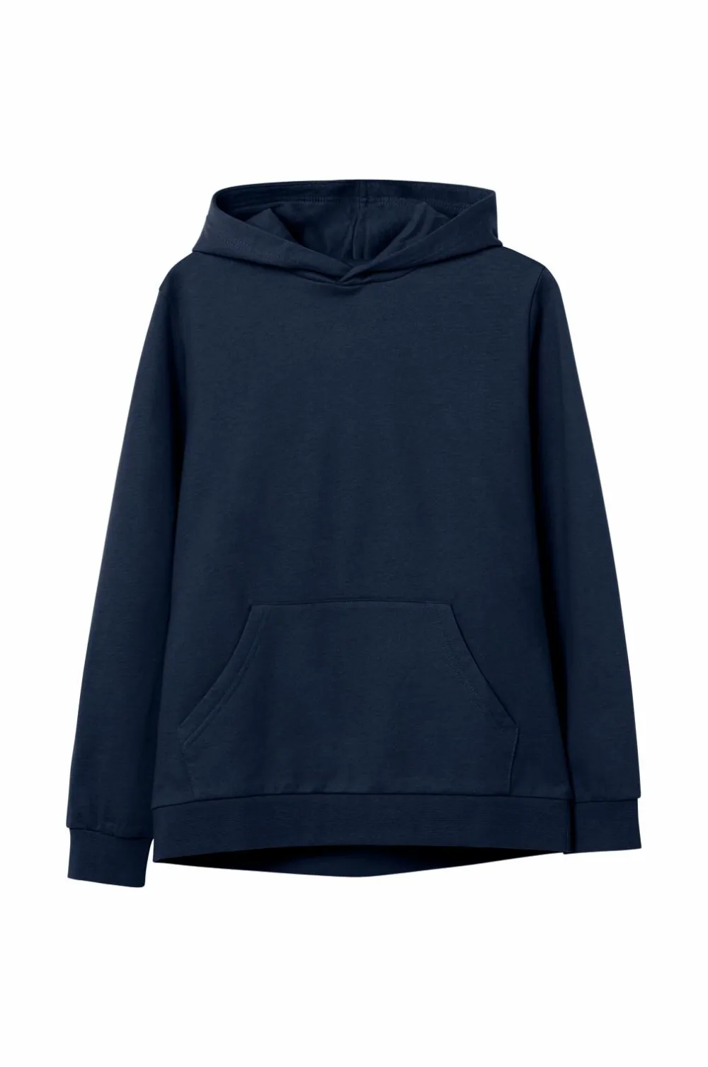 Ellos Basistøj>Collection Hættetrøje Basic Blue/misty grey