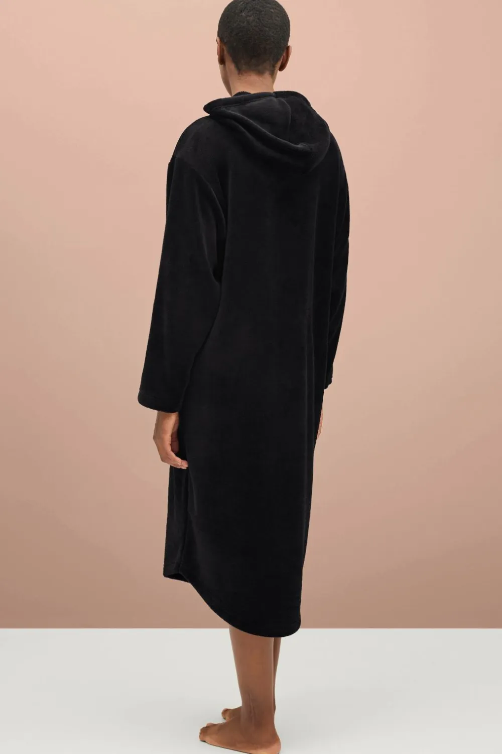 Ellos Nattøj|Loungewear & Homewear>Collection Hyggelig kjole i fleece Sort