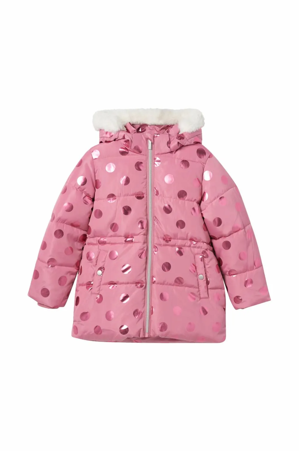 Ellos Overtøj>Collection Jakke Lotta Rosa med prikker