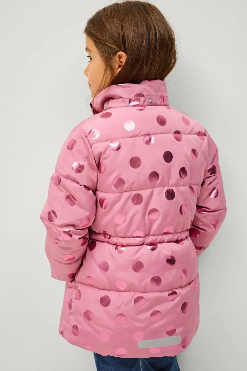 Ellos Overtøj>Collection Jakke Lotta Rosa med prikker