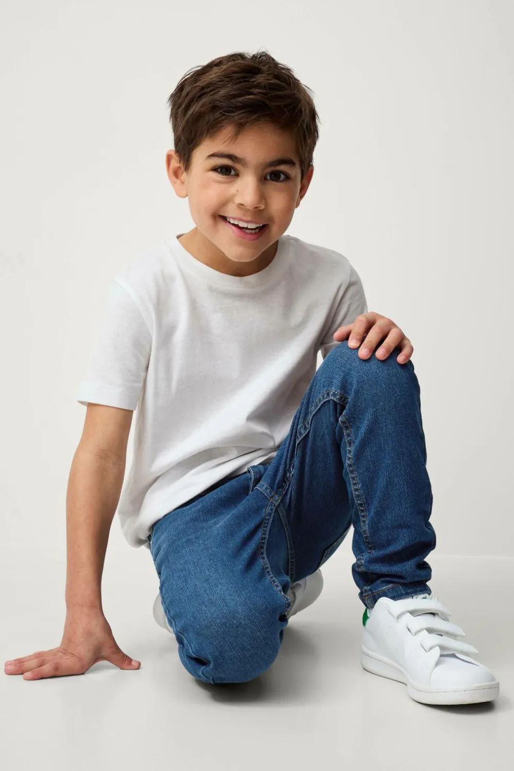 Ellos Collection Jeans Colton Slim Blå denim Outlet
