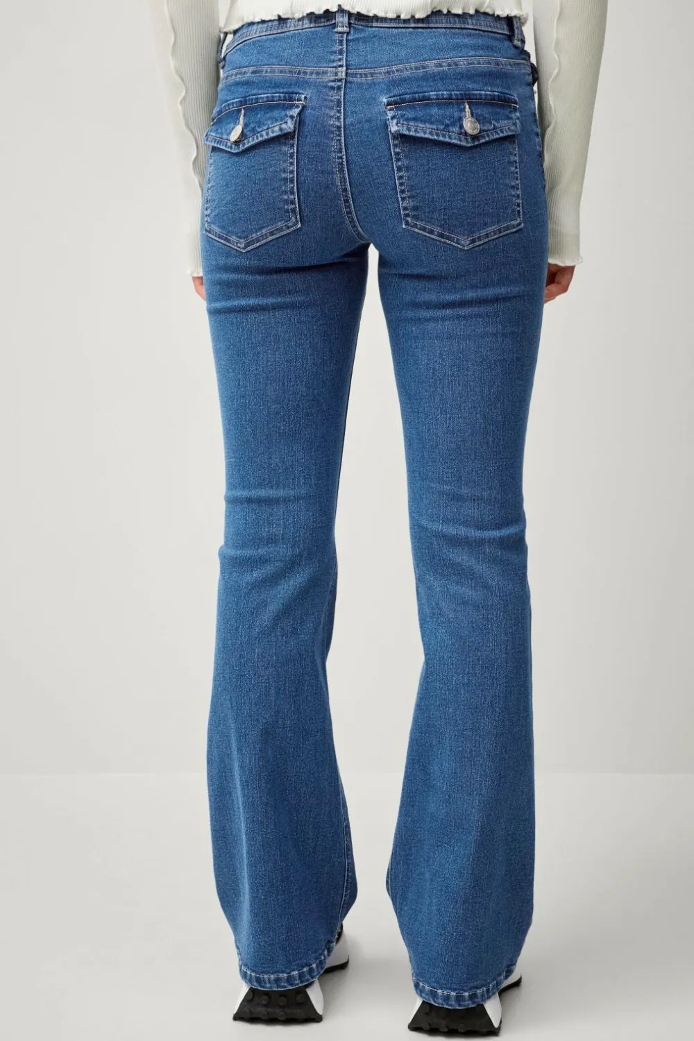 Ellos Jeans>Collection Jeans Bootcut Denim blå