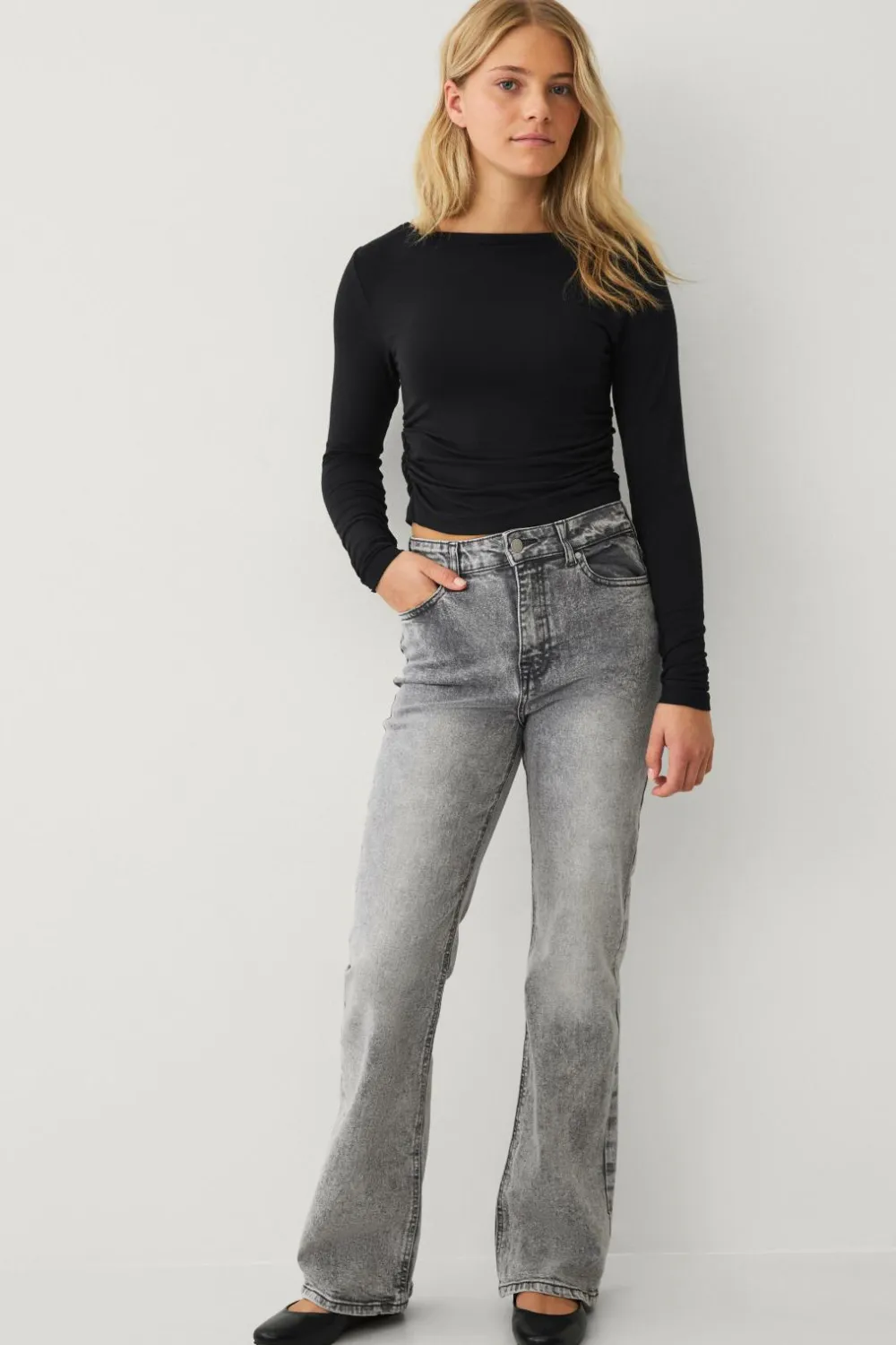 Ellos Collection Jeans Agnes Grå Sale