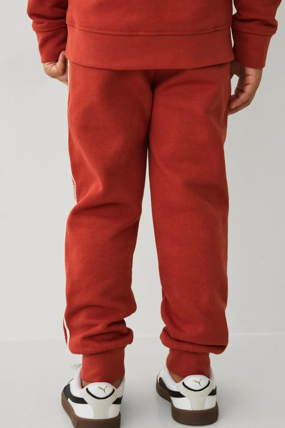 Ellos Bukser & Leggings>Collection Joggingbukser med print Brun